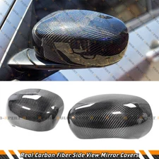 REAL CARBON FIBER SIDE MIRROR COVER CAP FOR 2005-10 CHRYSLER 300 & DODGE CHARGER