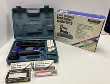 2 IN 1 18 GAUGE BRAD NAILER STAPLER KIT 2 INCH CONTRACTOR SERIES +16,000+ Brads