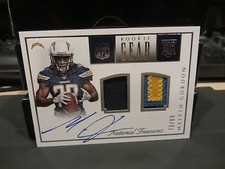 National Treasures Gear Autograph Jersey Chargers Melvin Gordon 73/99  2015