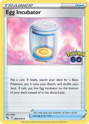 Eierinkubator: Uncommon: Pokemon GO: Pokemon Sammelkartenspiel - 066/078