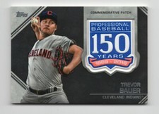 2019 Topps Update 150th Anniversary Manufactured Patches Trevor Bauer