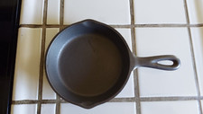 Vintage LODGE #3 SK D 6” CAST IRON Skillet 3 Notch MADE IN USA
