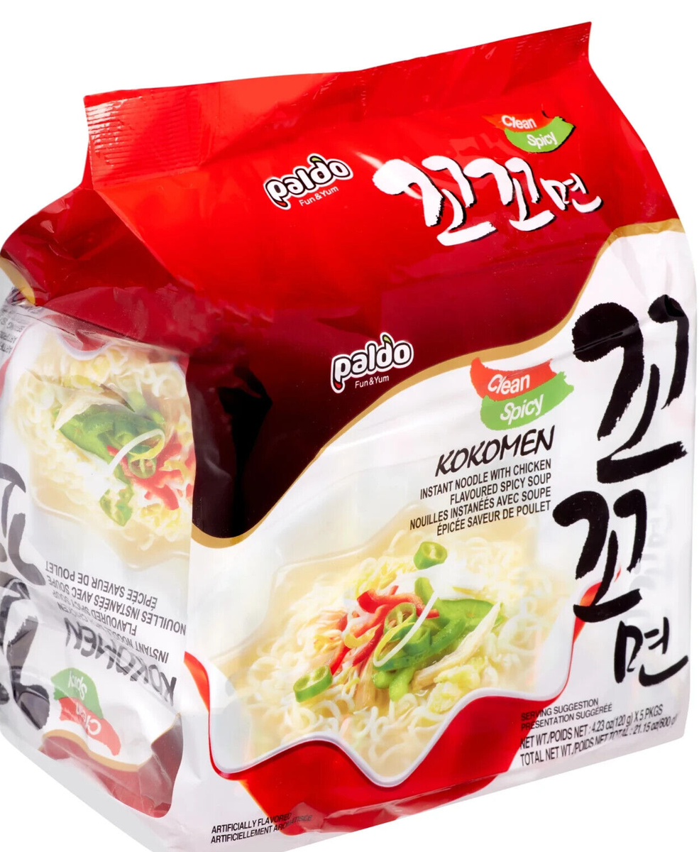 Parmanentoyページ Paldo KokoMen Hot+Spicy Chicken Soup Instant Noodle 4.23oz x