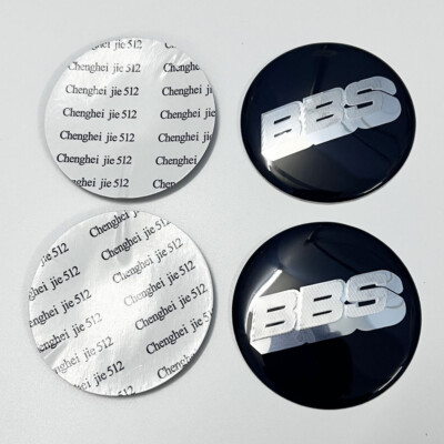 4 Pcs Für BBS Felgendeckel Emblem Wheel Stickers Badges Aufkleber 70mm Auto
