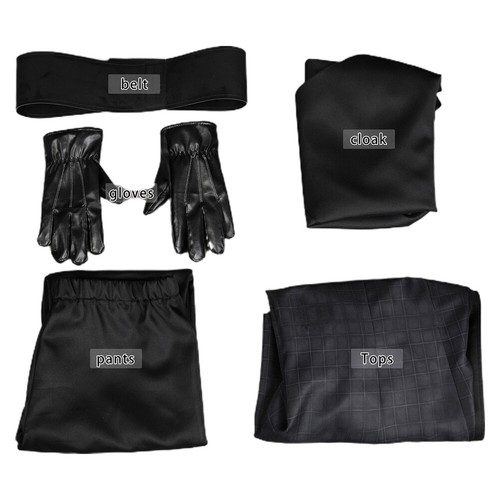 Kylo Ren Cosplay Full Set Deluxe Mens Outfits Force Awakens Costume Halloween - Picture 12 of 12
