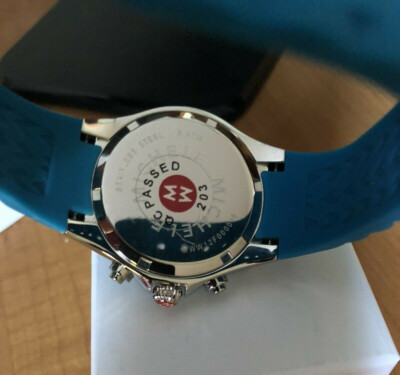 Michele Turquoise Watch Excellent Condition MICHELE Serein Mid Teal Diamond Dial (MW21B00A0029) main image 4