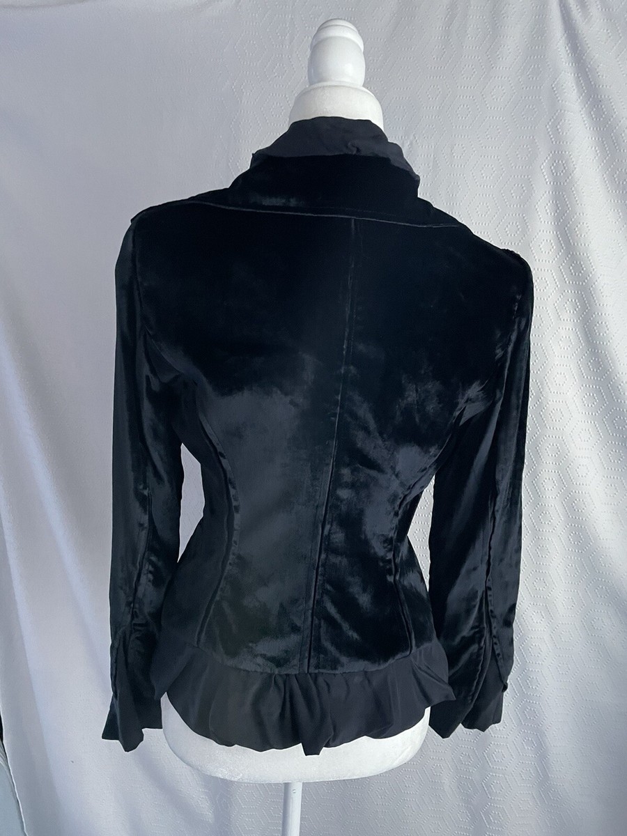 F/W 2002 Tom Ford Yves Saint Laurent Velvet Silk Jacket F 40