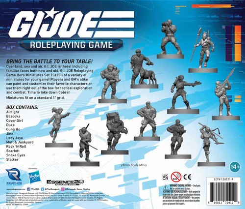 G.I. JOE Roleplaying Game Hero Miniatures Set 1 - Picture 2 of 5