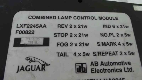 LXF2245AA Centralina Luci per JAGUAR XK CABRIOLET XK8 2512109 - Foto 2 di 2