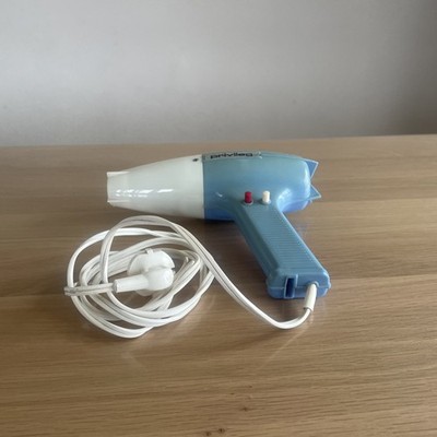 Privileg - Föhn Haartrockner ca. 50 / 60 er Jahre - Blau weiß - Vintage