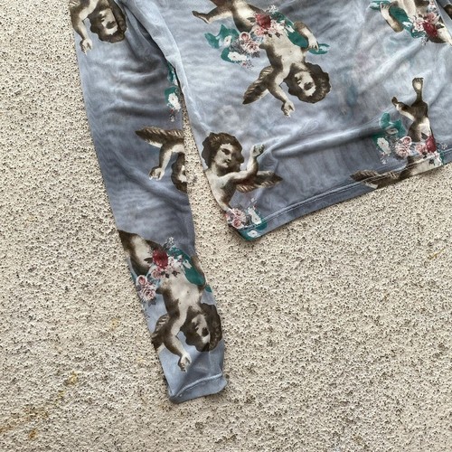 Angels Mesh Hysteric Glamour Gaultier Vibe Cop Copine Long Sleeve Japanese Brand - Picture 8 of 11