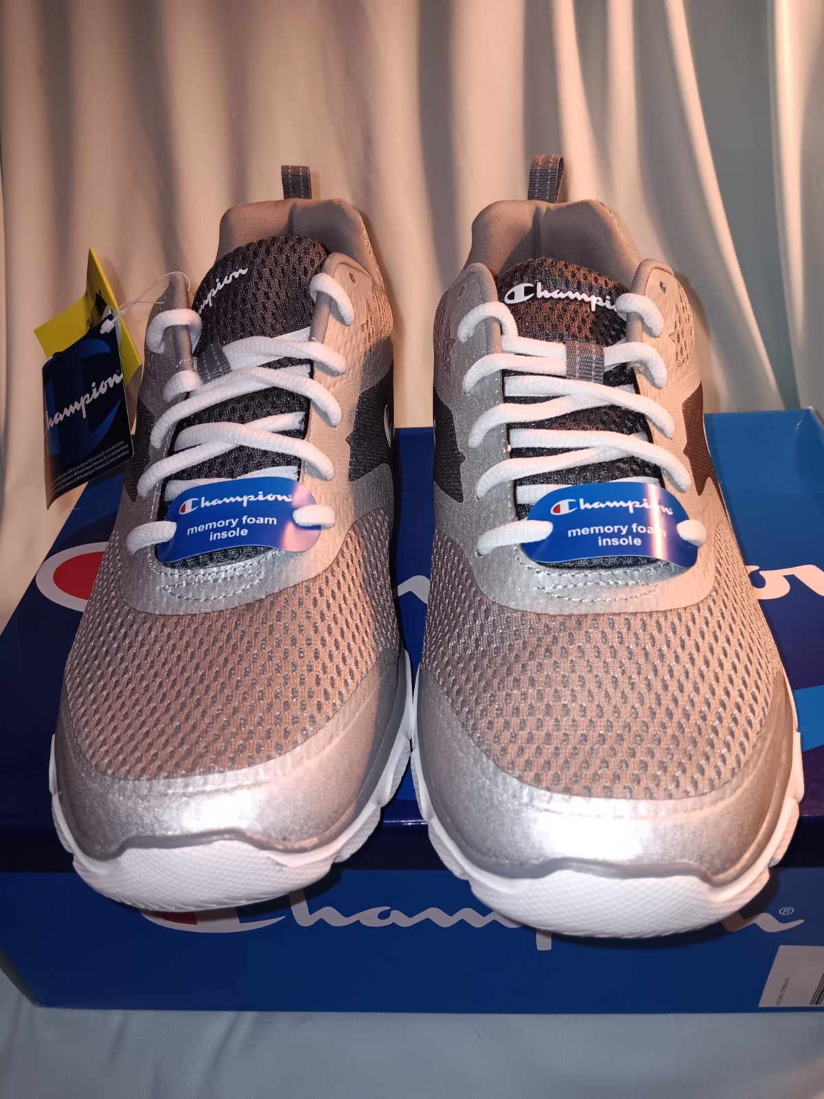 CHAMPION Men&rsquo;s Sneaker Size 12 Jolt Grey #162719-22