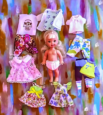 Kelly Tommy Small Dolls/Clothes *Lot Summer Sundresses+New Doll+Pants Outfit+Top