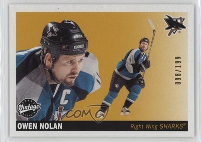 2002-03 Upper Deck Vintage Green Back 98/199 Owen Nolan #211 e0k