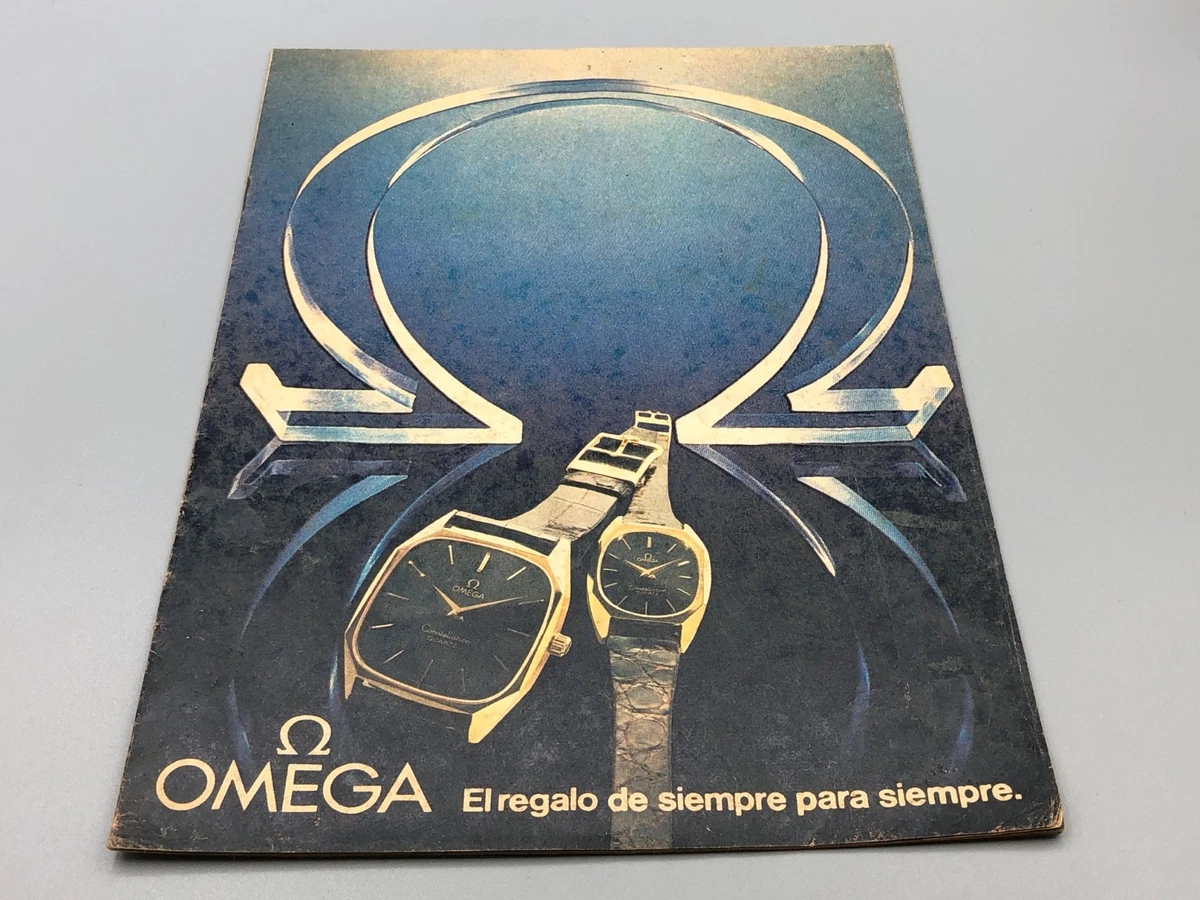 OMEGA 1970-1979 Year Manufactured Watch Manuals, Guides & Catalogs