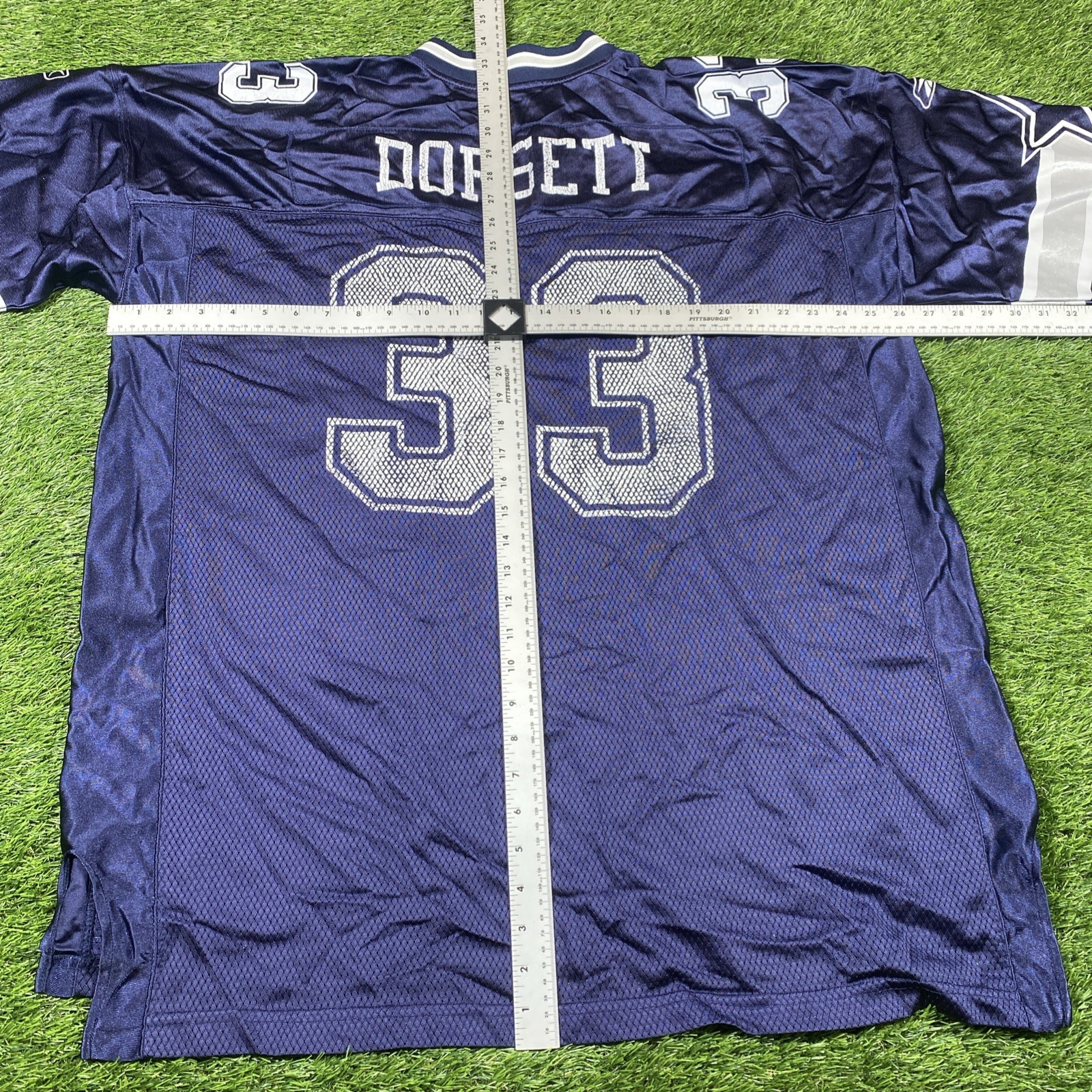 VTG Tony Dorsett Dallas Cowboys Reebok Jersey Mens 2xl Blue #33 thumbnail 17