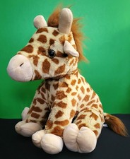 The Bear Factory Baby Giraffe 12" Plush Stuffed Animal  Zippered Pouch