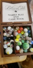 Antique Marbles and box Biltmore estate  Lot ESTATE FIND LOT CDL2