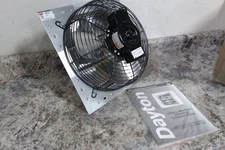 Dayton 484X38 1/15 HP 1550 RPM 115VAC 12 In Blade Shutter Mount Exhaust Fan (BW)