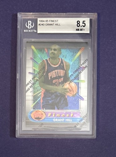 1994-95 Finest Grant Hill (RC) - #240 - BGS 8.5 W/subgrades - 第 1/2 張圖片
