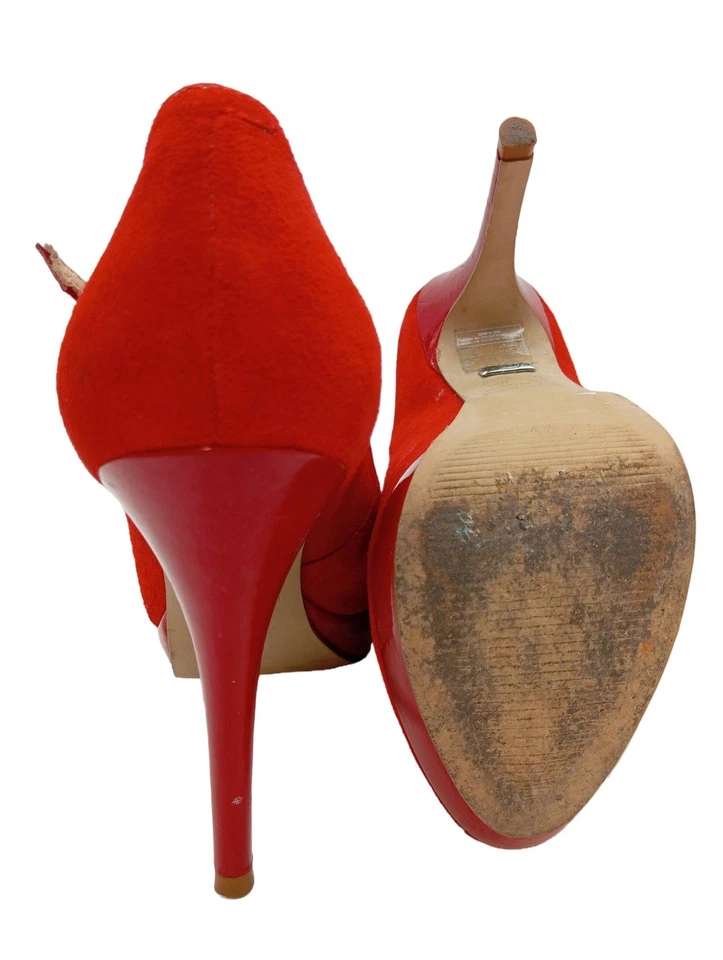 BUFFALO LONDON Zapato Tacón Mujeres Tacones Talla EU 36 rojo-rosa look casual - Imagen 2 de 4