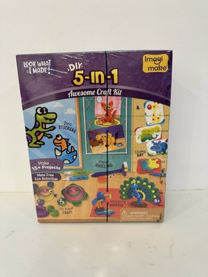 5 In 1 Awesome Craft Kit | Over 15 Projects Creative Diy Arts & Crafts Craft Kit