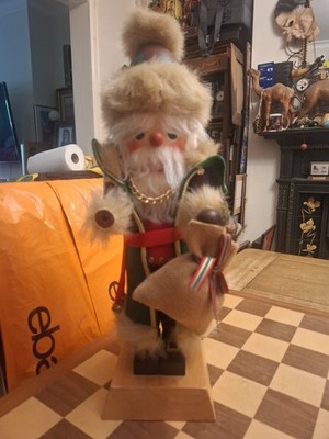 Vintage 1980er W.Germany Limited Edition Christian Ulbricht Nussknacker Weihnachtsmann 42cm