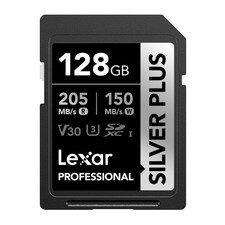 Lexar Professional Silver Plus SDXC UHS-I Card 128GB Memory Card