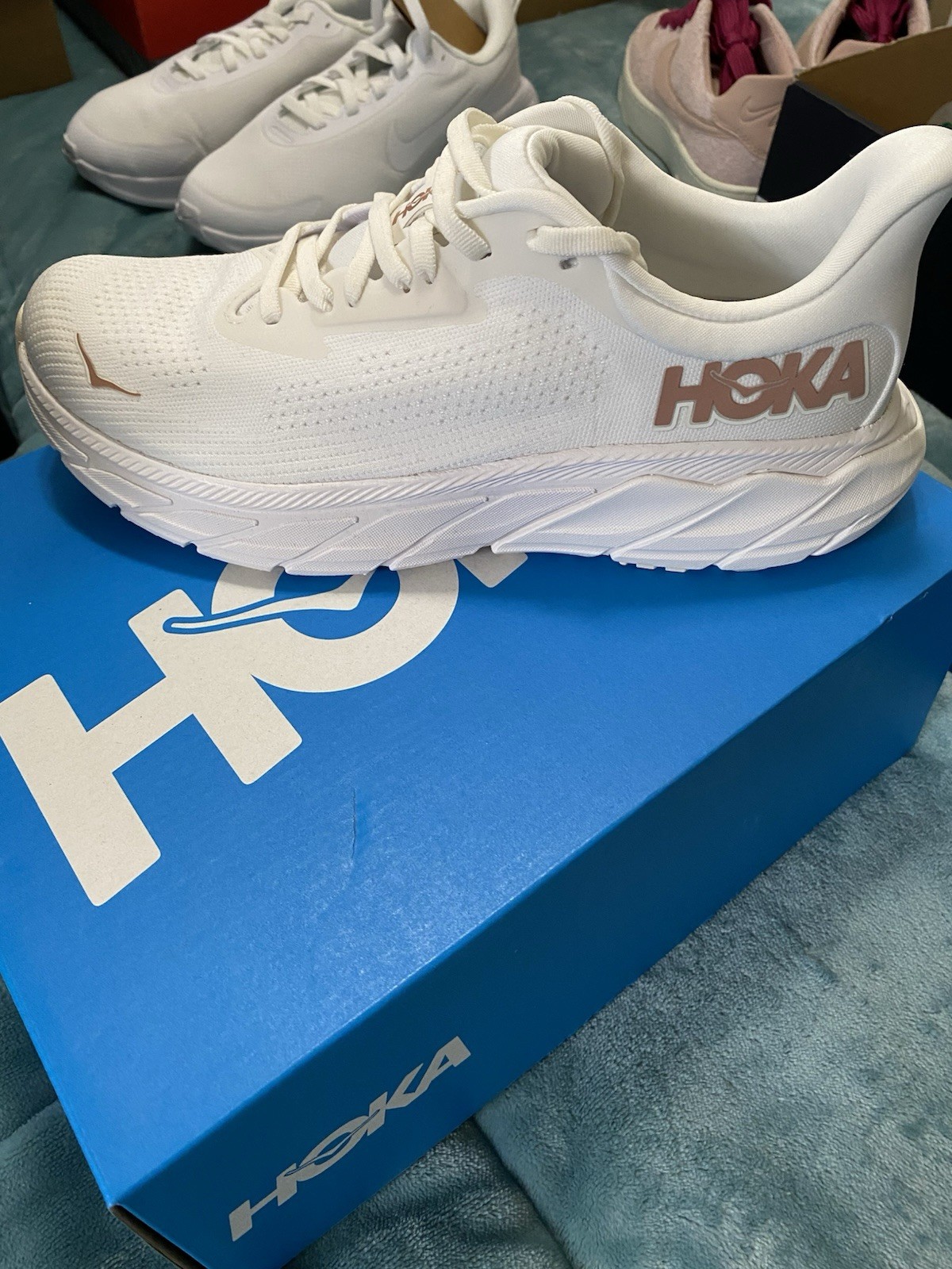 Hoka Arahi 7 Women's Size 9B White thumbnail 5