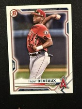 2021 Bowman Draft - Trent Deveaux #BD-133 (RC) California Angels