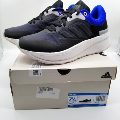 Adidas Znchill Lightmotion Men's Running Shoes Sz 7.5 Sneakers  Navy Black