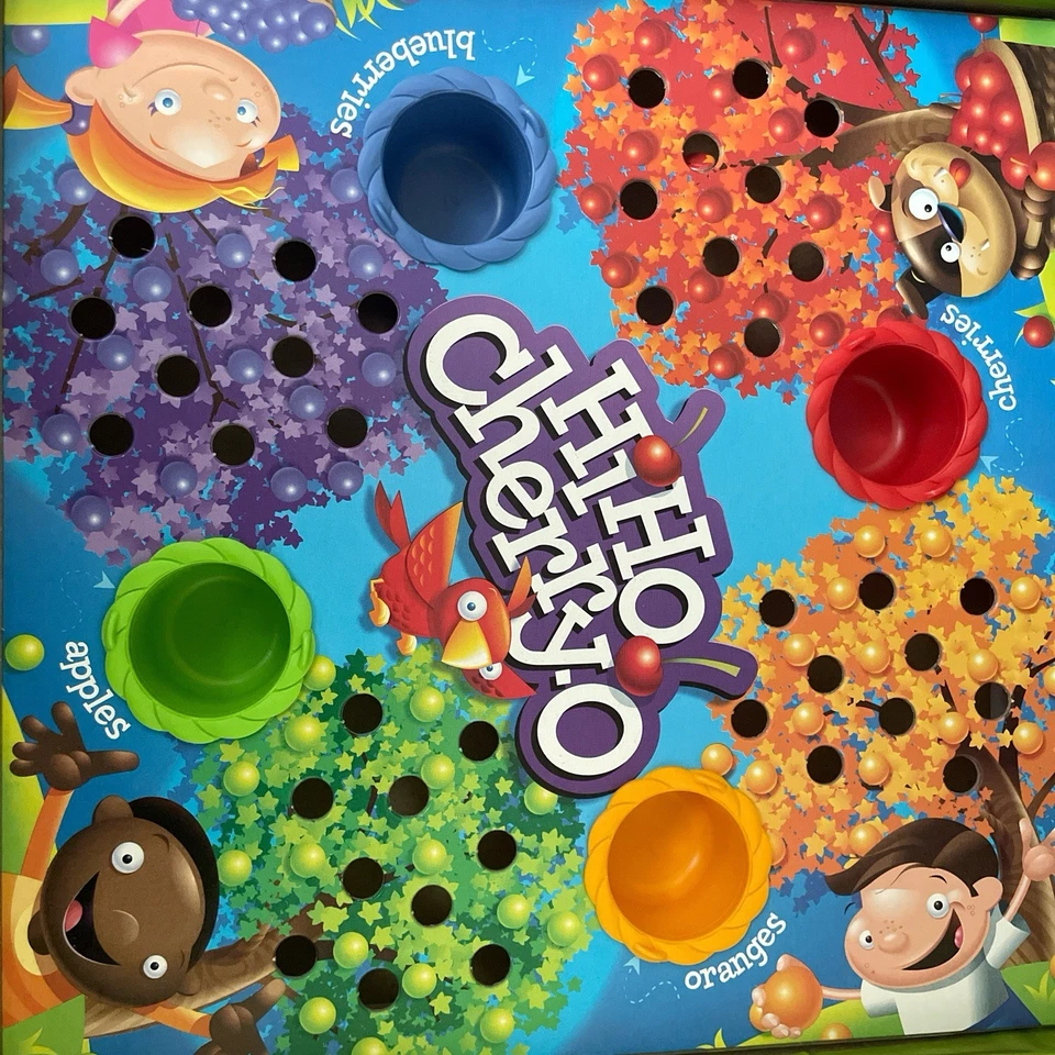 Jogo de tabuleiro Hi Ho Cherry-O peças de reposição SPINNER 2007 tabuleiro de papelão - Imagem 4 de 4