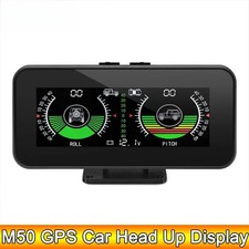 HUD Slope Meter Digital Display Tilt Roll Pitch Angle Inclinometro Off Road GPS