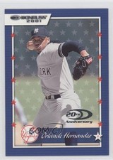 2001 Donruss Orlando Hernandez #100 1g4