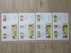 Japan Stamp First Day Cover Greetings Autumn 4 Covers Large format 2013
