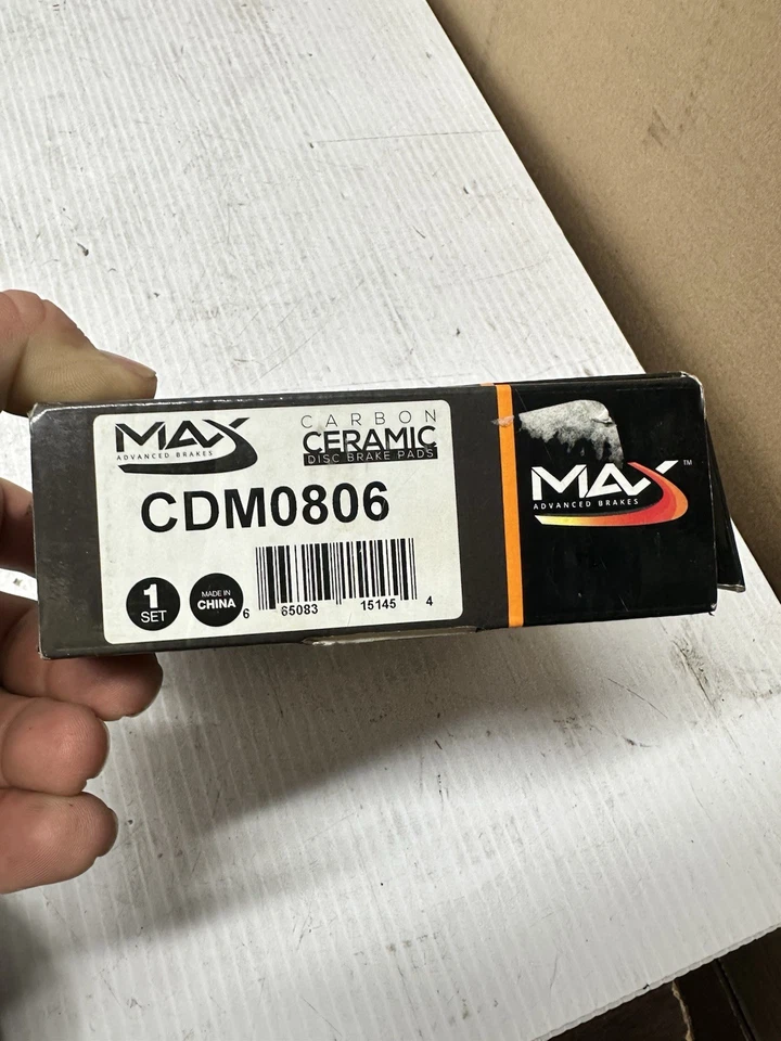 Almohadilla trasera de cerámica de carbono para Ford Thunderbird Lincoln LS 1995-2005 nueva CDM0806 S8 Foto 3 de 4