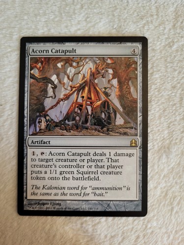 MtG Magic The Gathering Acorn Catapult Commander Regular - 第 1/2 張圖片