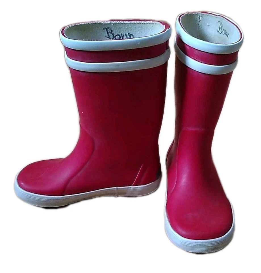 Aigle Gummistiefel Gr 25 Lolly Pop 2 Kinder Gummi Stiefel Rot Weiß - Bild 2 von 4