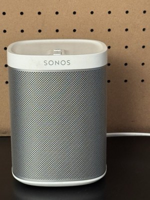 Sonos PLAY:1 Wireless Smart Speaker White WiFi Tested Reset OEM Power Cord