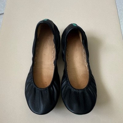 Tieks by Gavrieli Women's Leather Ballet Flats Black Size 9 US Includes Bag