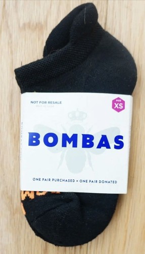 Bombas Bee Better Toddler Youth Black Ankle Socks 5 Pairs Size XS 1 1/2 - 8 1/2 - Picture 2 of 5