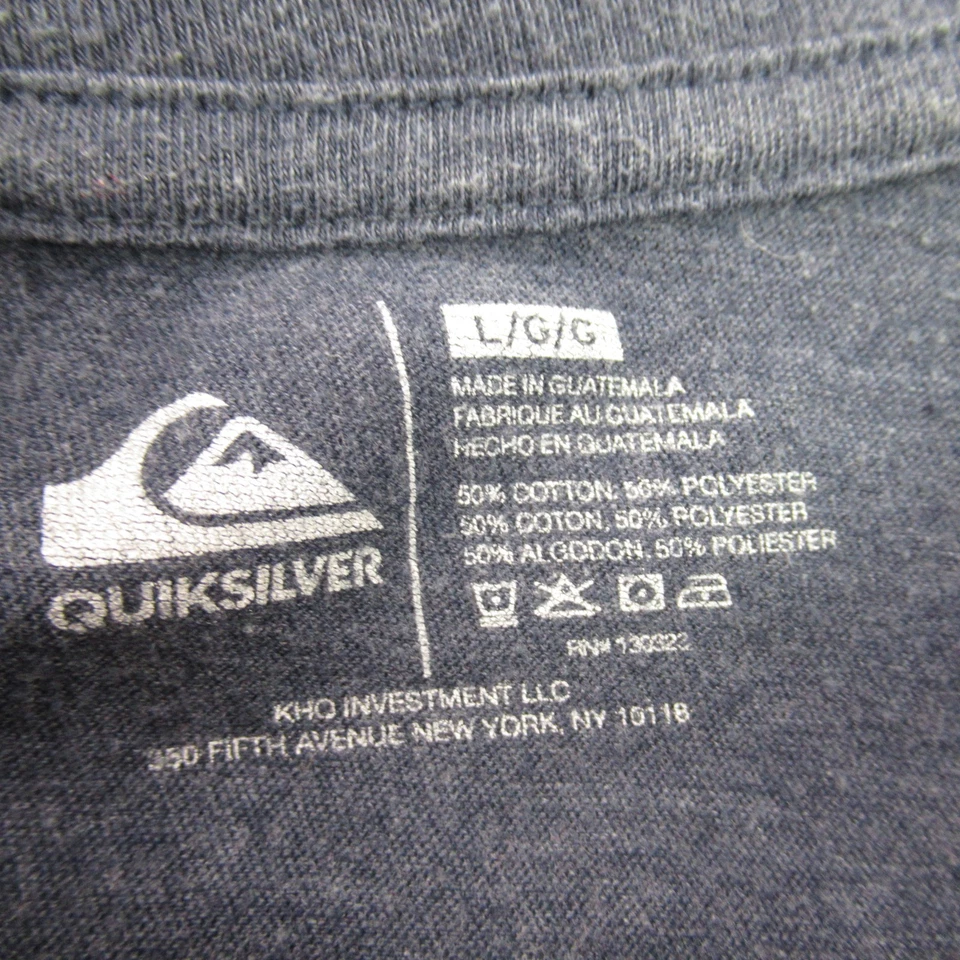 Рубашка Quiksilver для мальчиков короткий рукав повседневный вырез лодочкой большая легкая - Изображение 3 из 4