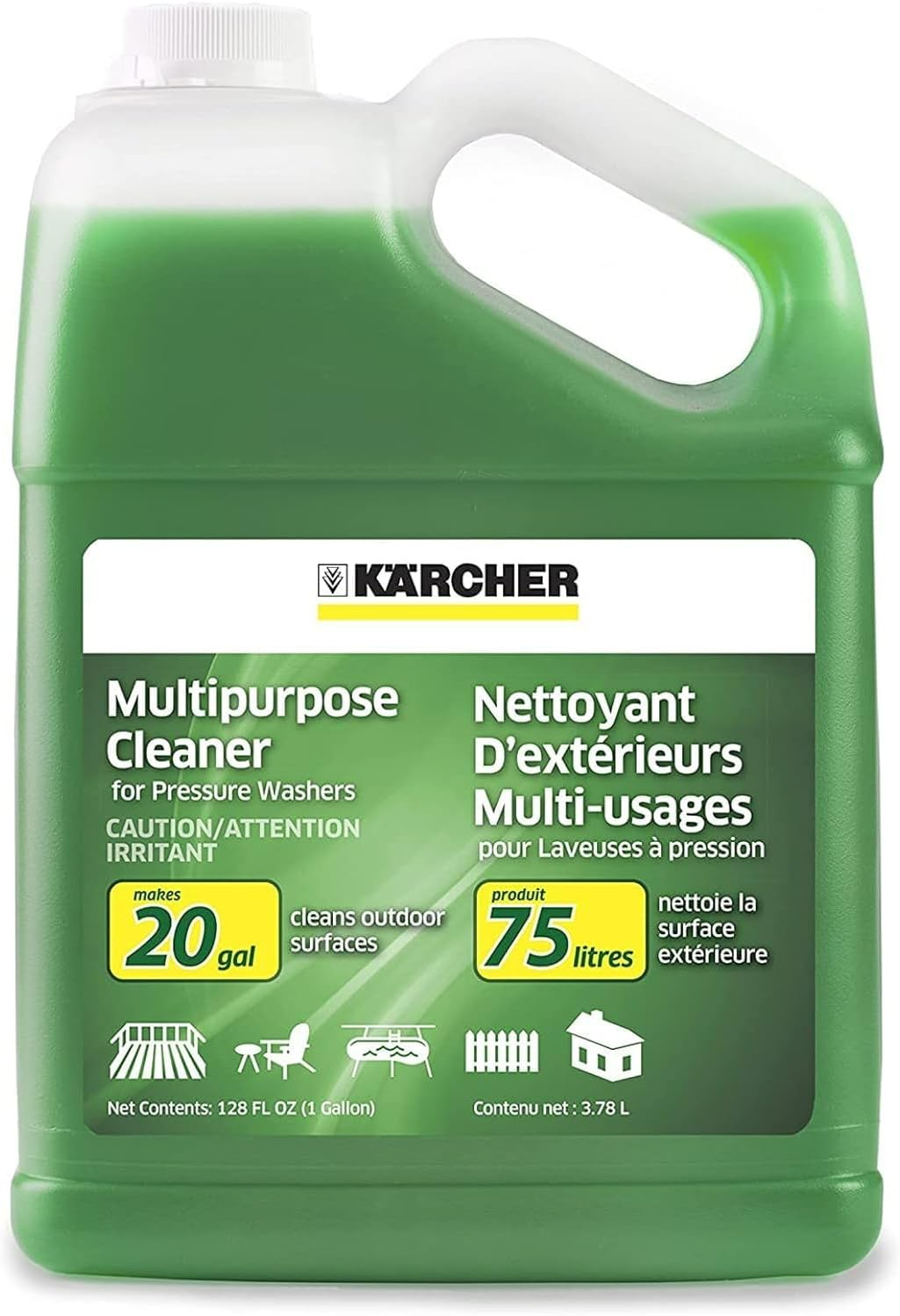 Kärcher Multi-Purpose Pressure Washer Detergent for Dirt and Grime Removal on Fences