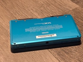 Nintendo 3DS Aqua Blue Handheld Console System VG Shape Authentic USA Version