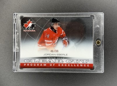 2013-14 UD Team Canada Jordan Eberle Clear Cut Program Of Excellence /99