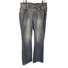 Judy Blue Boot Cut Jeans Womens Plus Size 20W Medium Wash Whiskered JB82515MD-PL