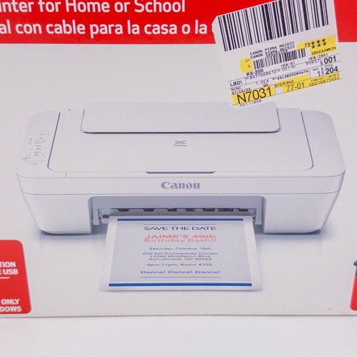 Canon Pixma MG2522 All-In-One Inkjet Printer | New Open Box | USB | Read - 第 12/19 張圖片