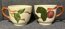 Vintage Franciscan Apple Ware Small Mug Cup Made in USA Set Of 4