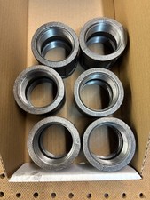 1-1/2" Black Pipe Coupling Lot of 6 