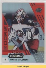 2020-21 Upper Deck Synergy Rookies Red Matiss Kivlenieks #82 READ 0gn4